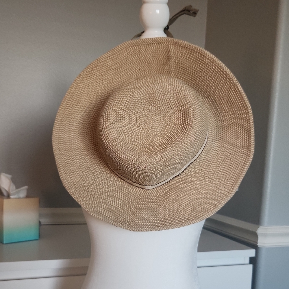 Stylish Tan Woven Sun Hat